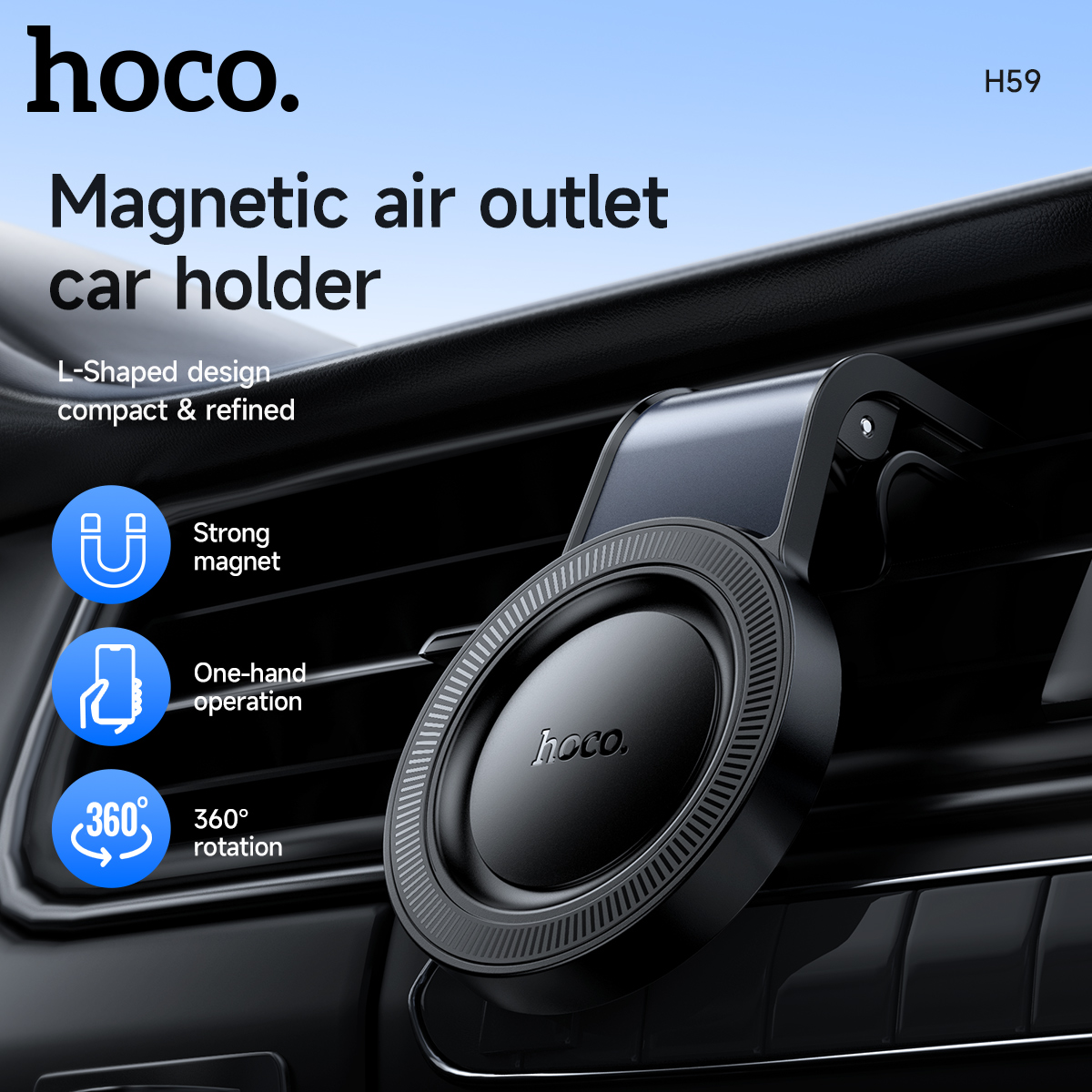 Supporto magnetico universale per telefono da auto