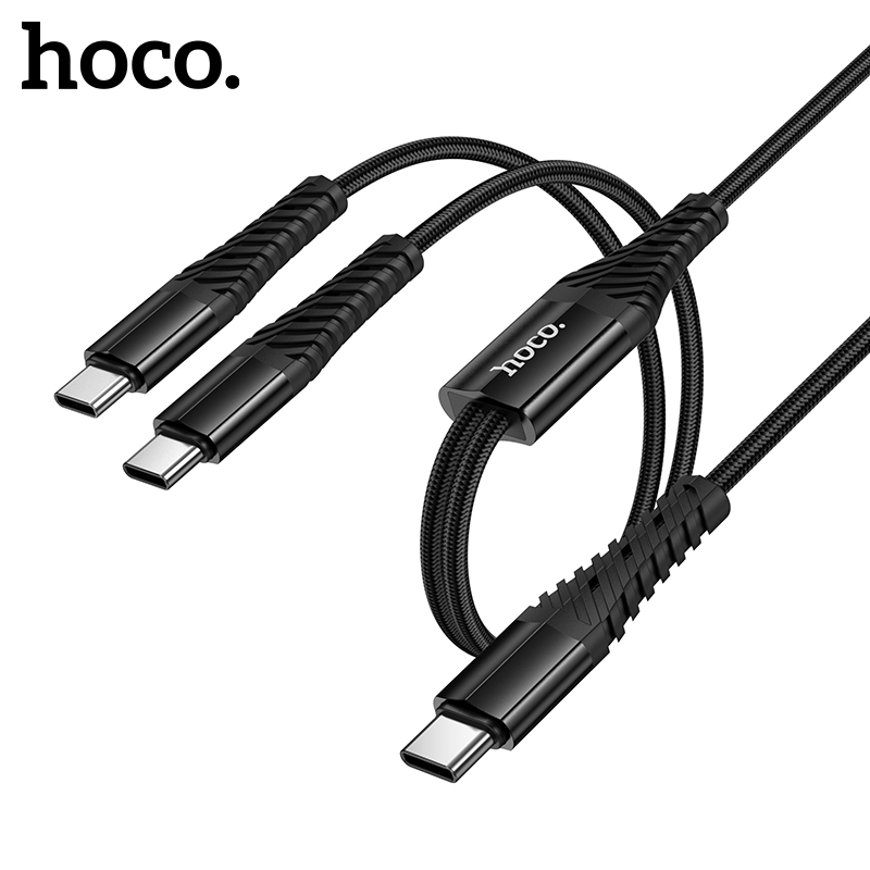 Cavo HOCO 2 in 1 da USB C a doppia USB C per iPhone 16