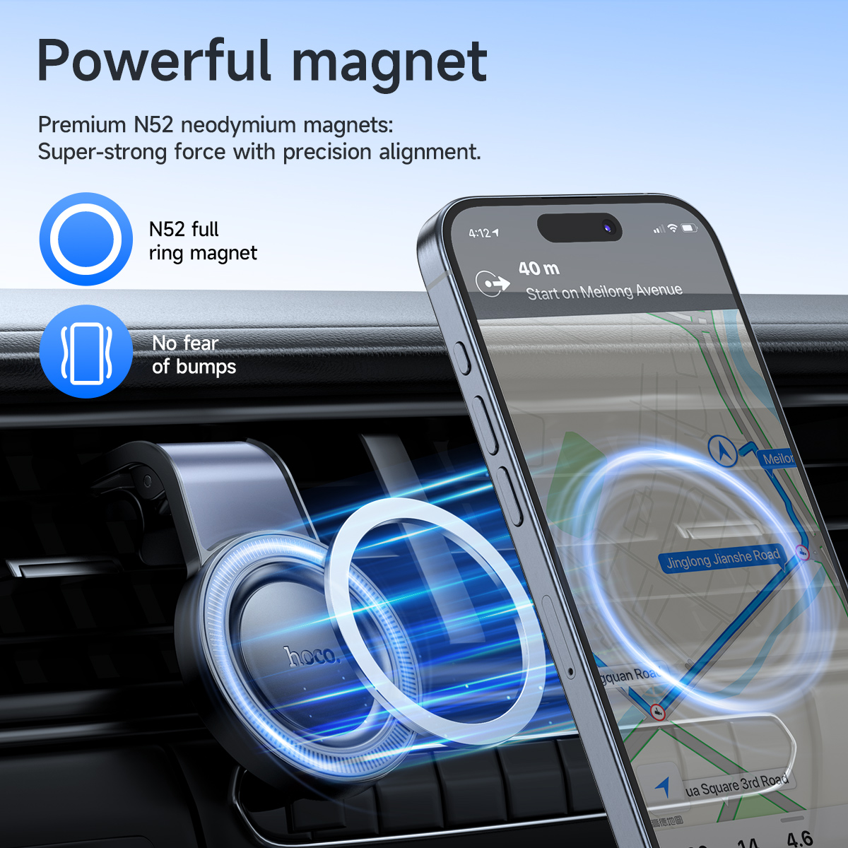 Supporto magnetico universale per telefono da auto