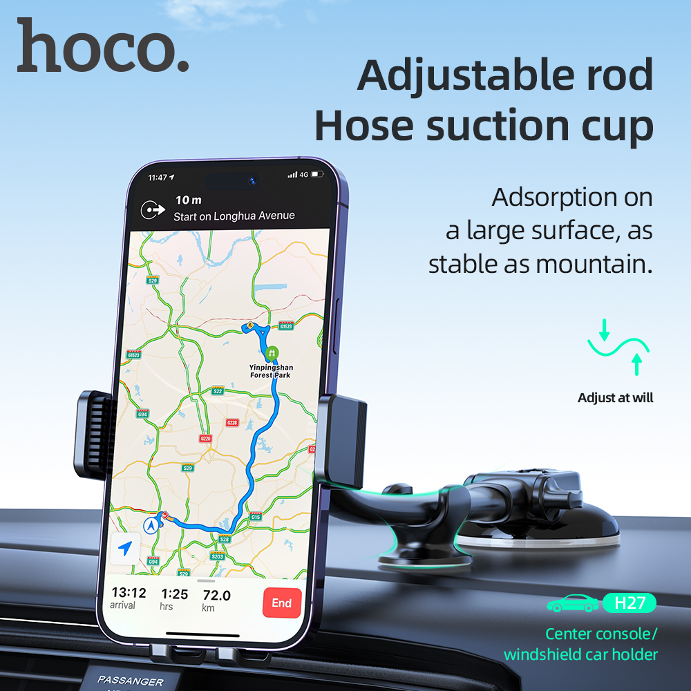 Telefono da parabrezza per console centrale auto HOCO