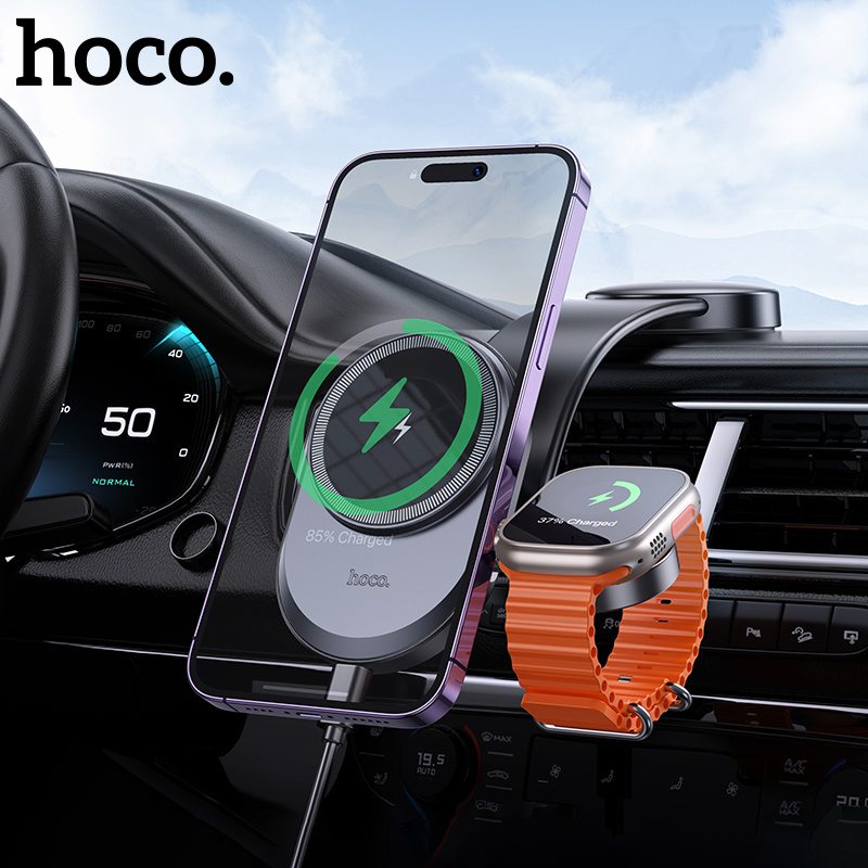 HOCO 2 in 1 Ricarica rapida magnetica wireless da 15 W