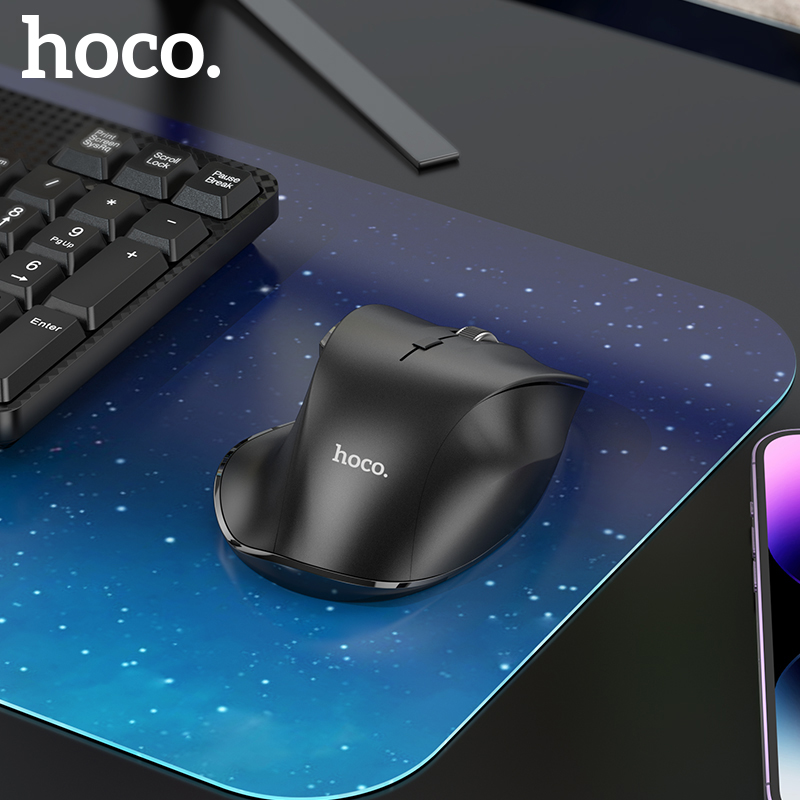 Mouse ergonomico wireless HOCO GM24 a doppia modalità