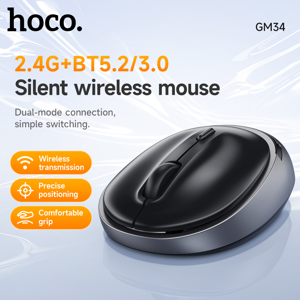 HOCO GM34 Dual Mode 2.4G Wireless Bluetooth 5.2/3.0