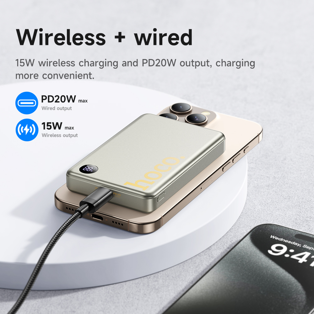HOCO 10000mAh PD20W Ricarica wireless magnetica