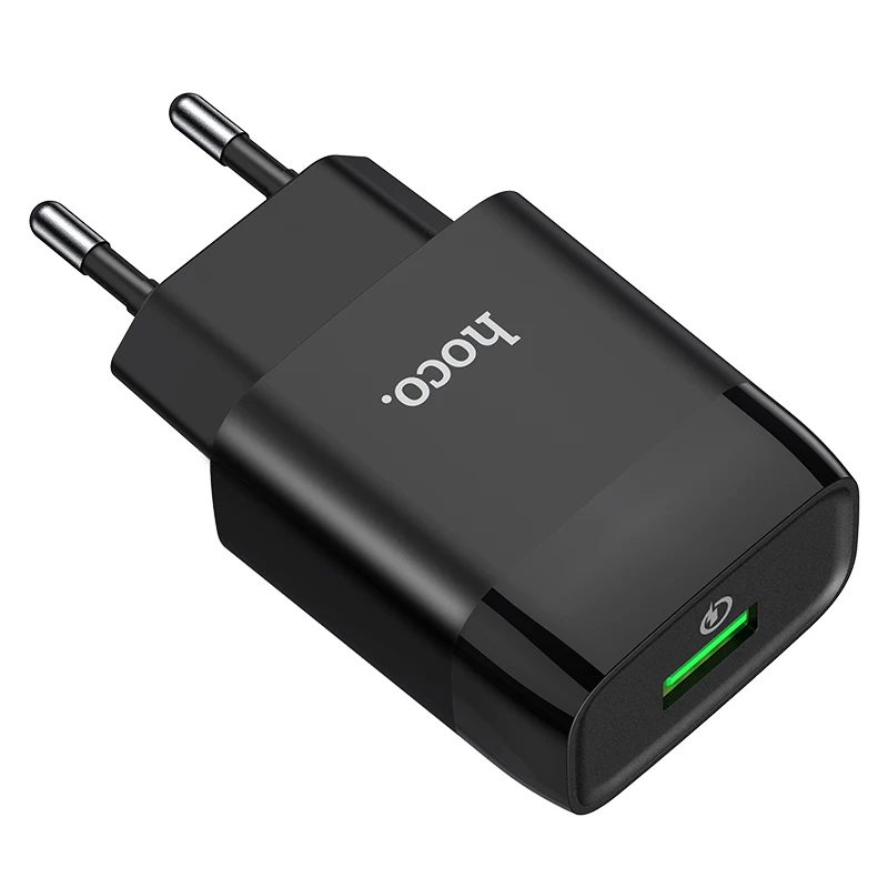 Caricabatterie USB Hoco da 18 W QC3.0 per iPhone
