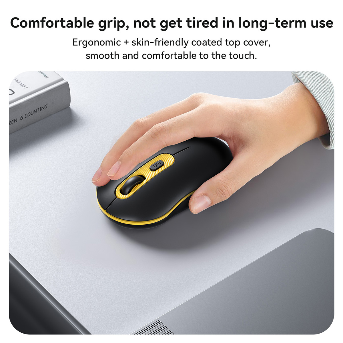 Mouse wireless HOCO 2.4G ergonomico 1600 DPI