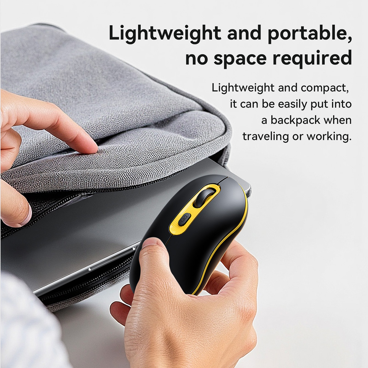 Mouse wireless HOCO 2.4G ergonomico 1600 DPI
