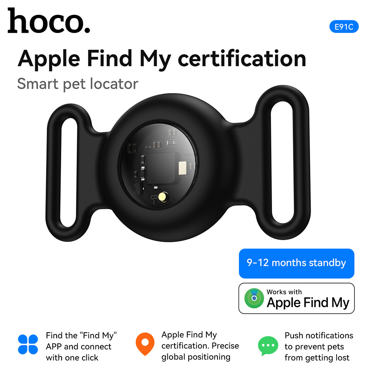Localizzatore GPS intelligente HOCO per animali