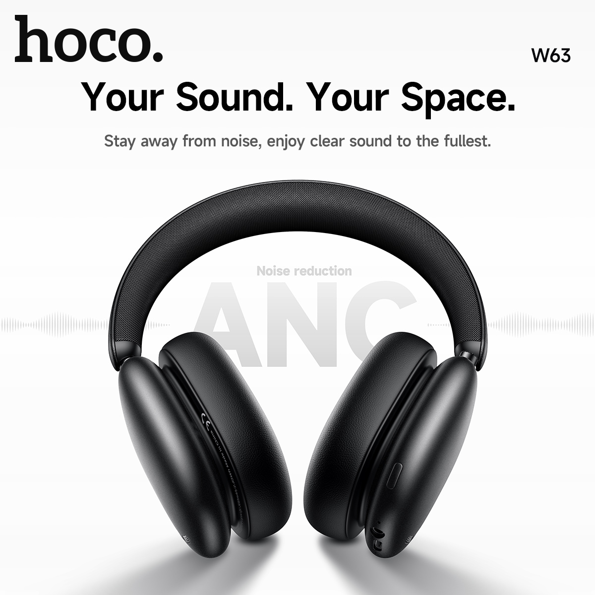 HOCO ANC Riduzione del rumore Wireless Bluetooth 5.4