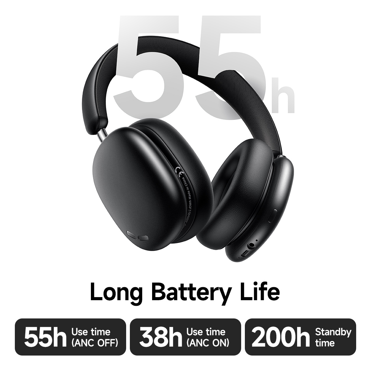 HOCO ANC Riduzione del rumore Wireless Bluetooth 5.4
