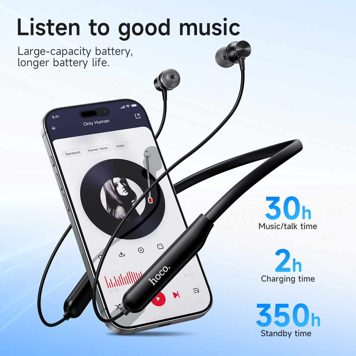 Auricolari wireless Bluetooth 5.3 con archetto da
