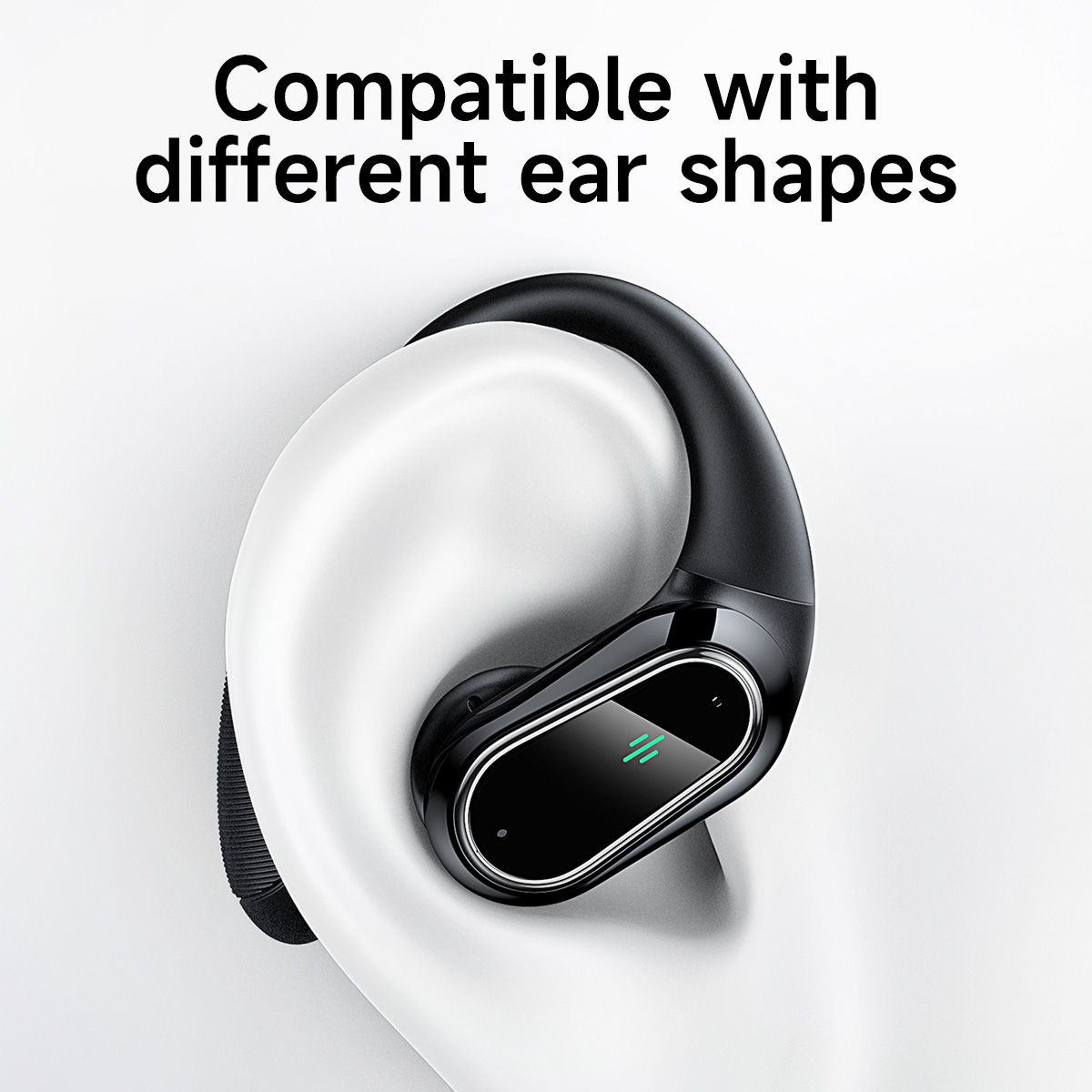 Auricolari wireless Bluetooth 5.4 con gancio per