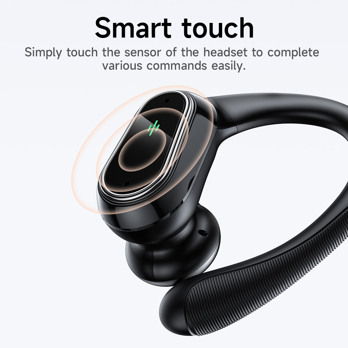 Auricolari wireless Bluetooth 5.4 con gancio per