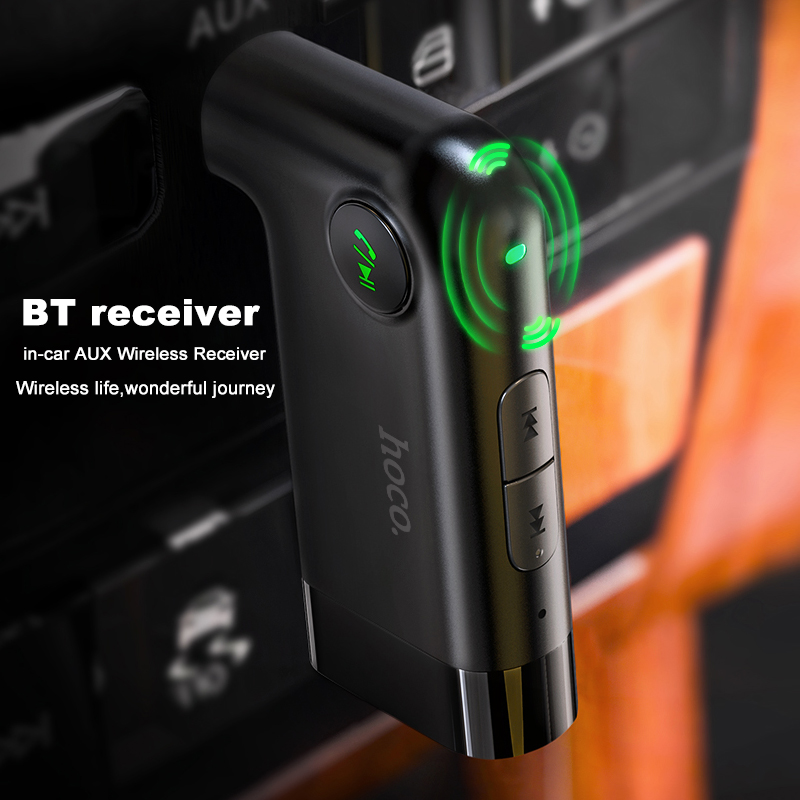 Ricevitore Bluetooth HOCO con jack AUX da 3,5 mm e