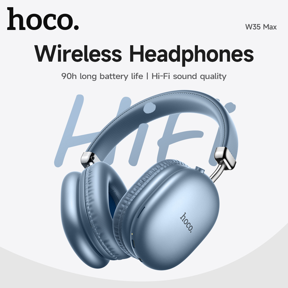 Cuffie wireless HiFi HOCO W35 Max con bobina da 42 mm