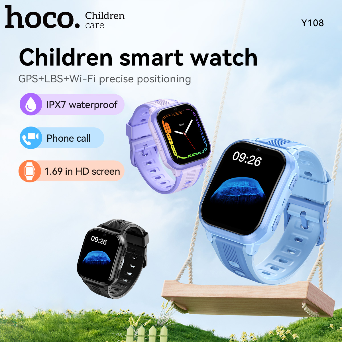 HOCO Y108 Schermo LCD curvo touchscreen HD da 1,69