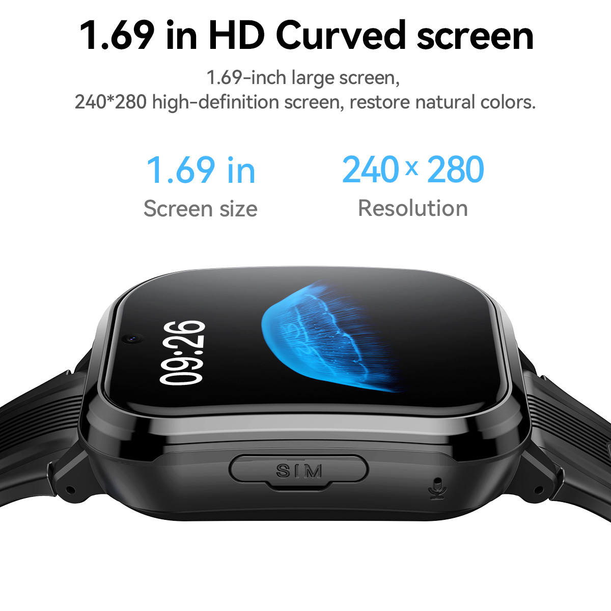 HOCO Y108 Schermo LCD curvo touchscreen HD da 1,69