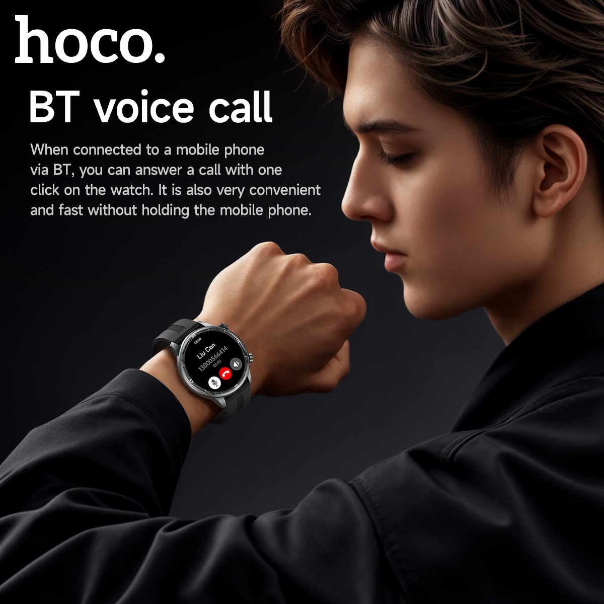 Smartwatch HOCO con schermo touch TFT da 1,46 pollici