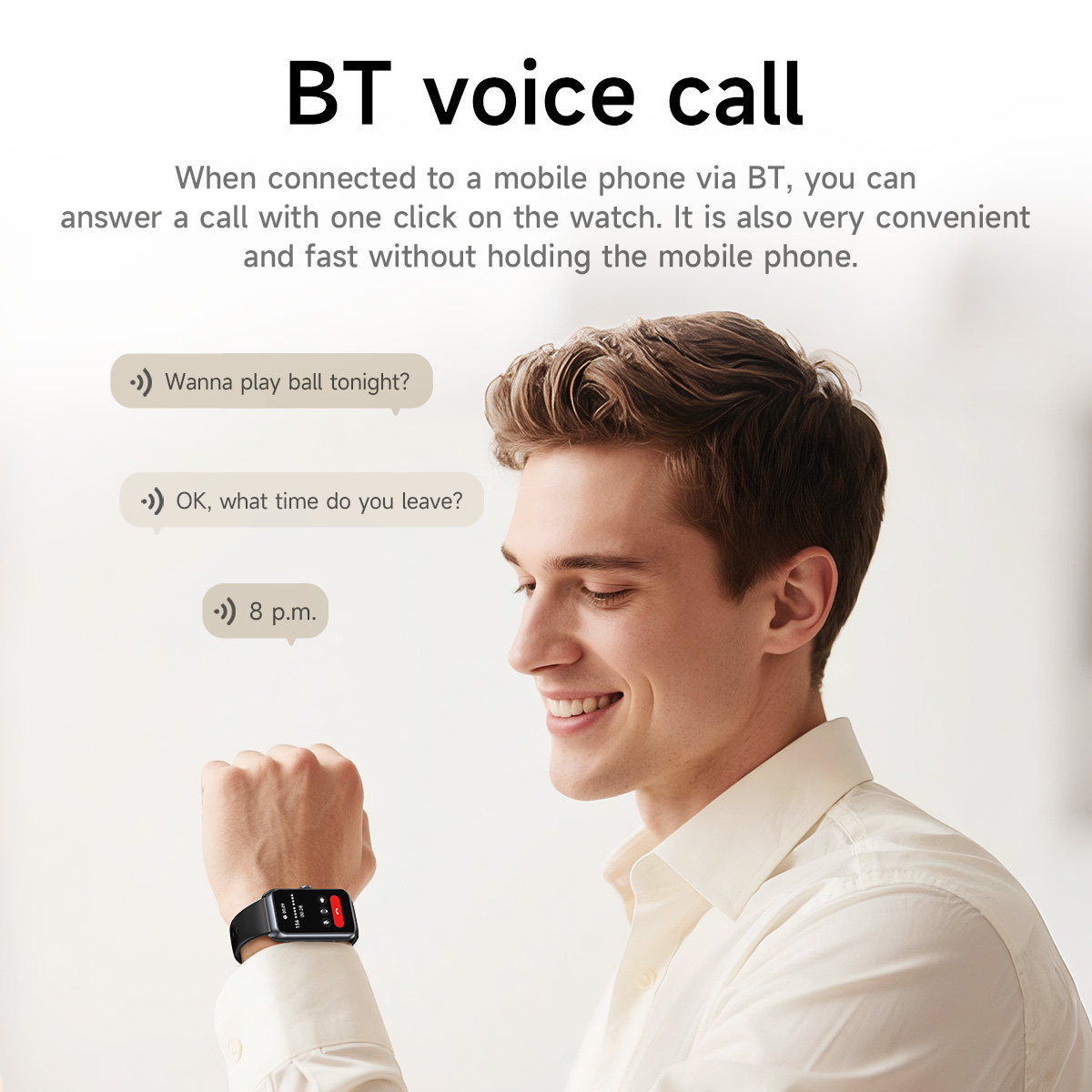 HOCO Smartwatch con schermo touch TFT da 1,47 pollici