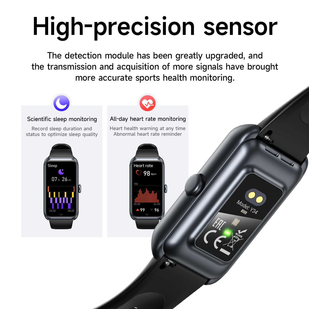 HOCO Smartwatch con schermo touch TFT da 1,47 pollici