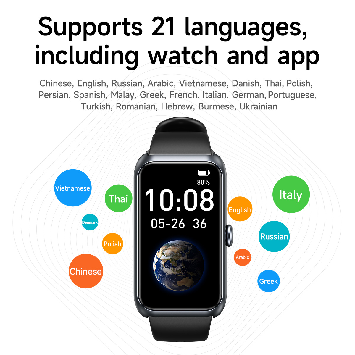 HOCO Smartwatch con schermo touch TFT da 1,47 pollici