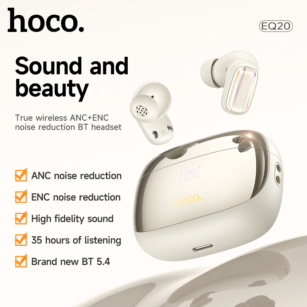 HOCO EQ20 ANC ENC Cancellazione del rumore Bluetooth