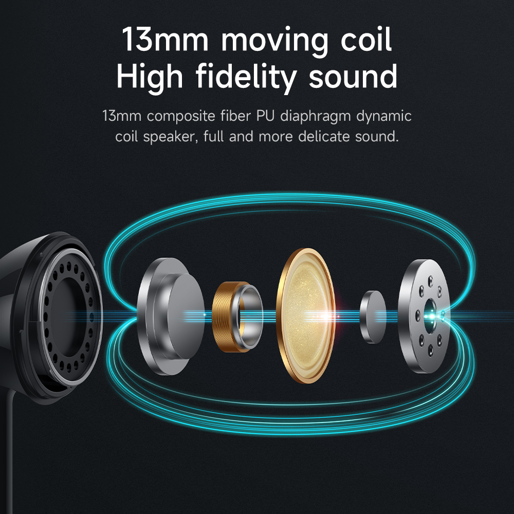 Auricolari wireless Bluetooth 5.3 HOCO EQ5 ANC+ENC