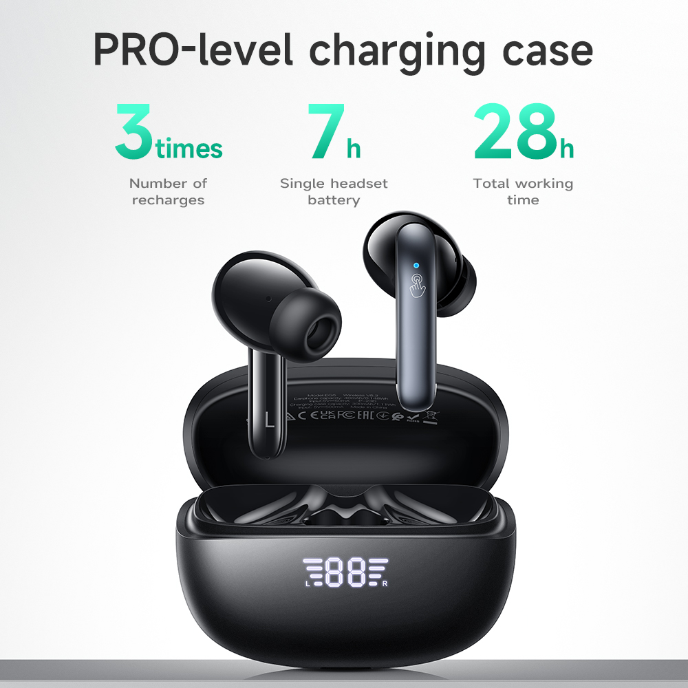 Auricolari wireless Bluetooth 5.3 HOCO EQ5 ANC+ENC