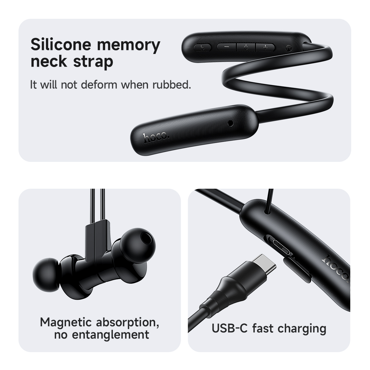 Auricolari wireless HOCO Original Neckband 5.4 per la