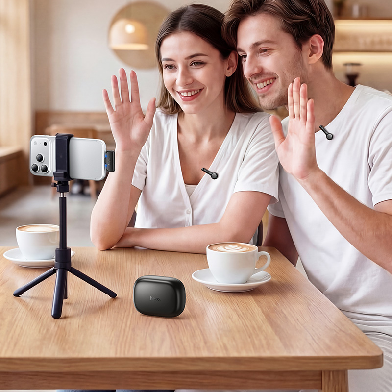 Rumore del microfono lavalier wireless nascosto HOCO