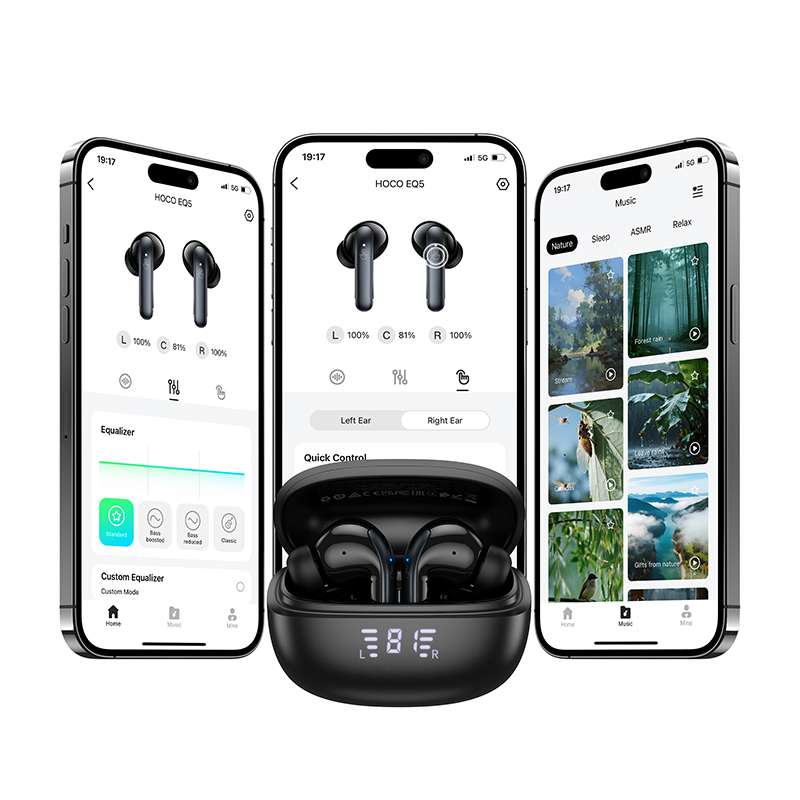 HOCO Wireless ANC+ENC Auricolari con riduzione del