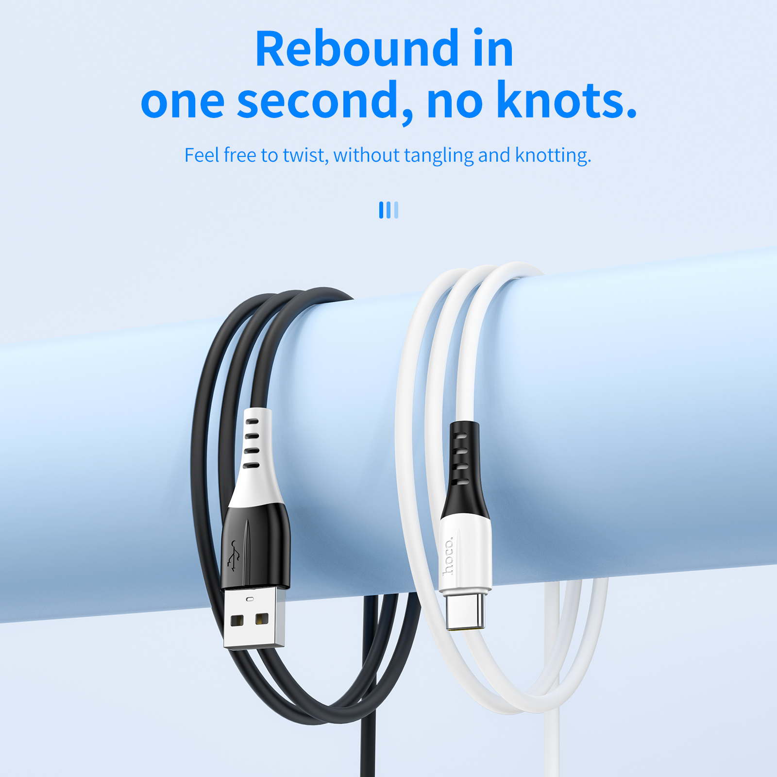 Ricarica del telefono tramite USB in silicone liquido