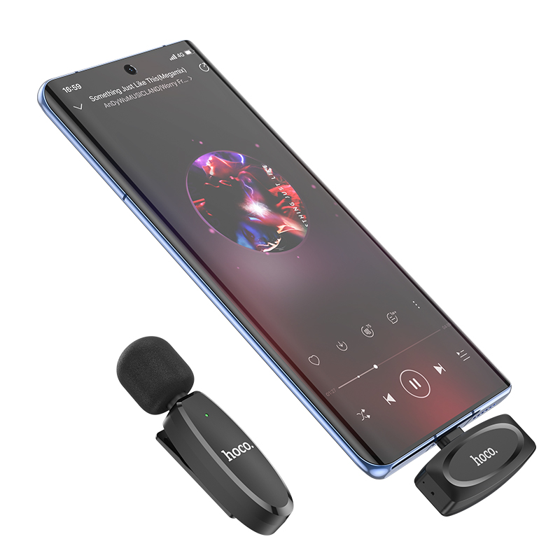 Microfono lavalier wireless HOCO L15 per iPhone