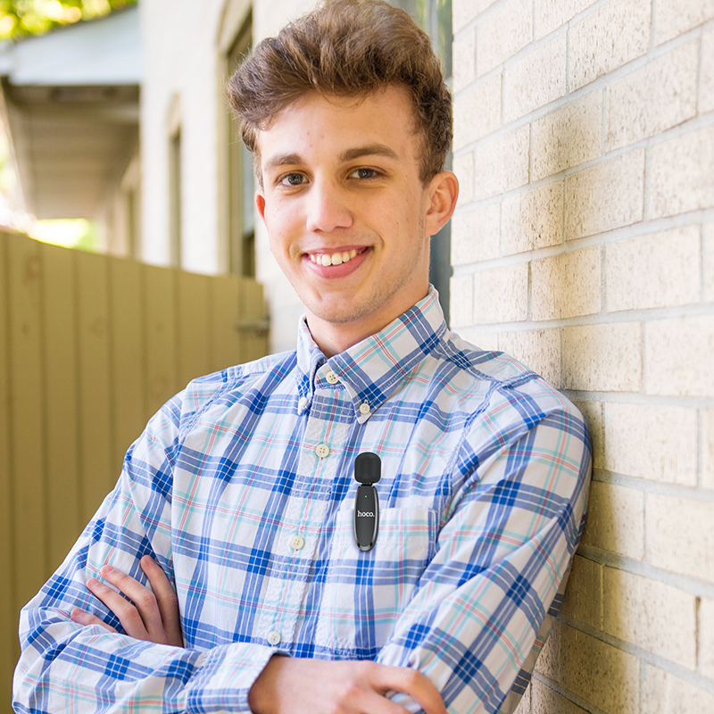 Microfono lavalier wireless HOCO L15 per iPhone
