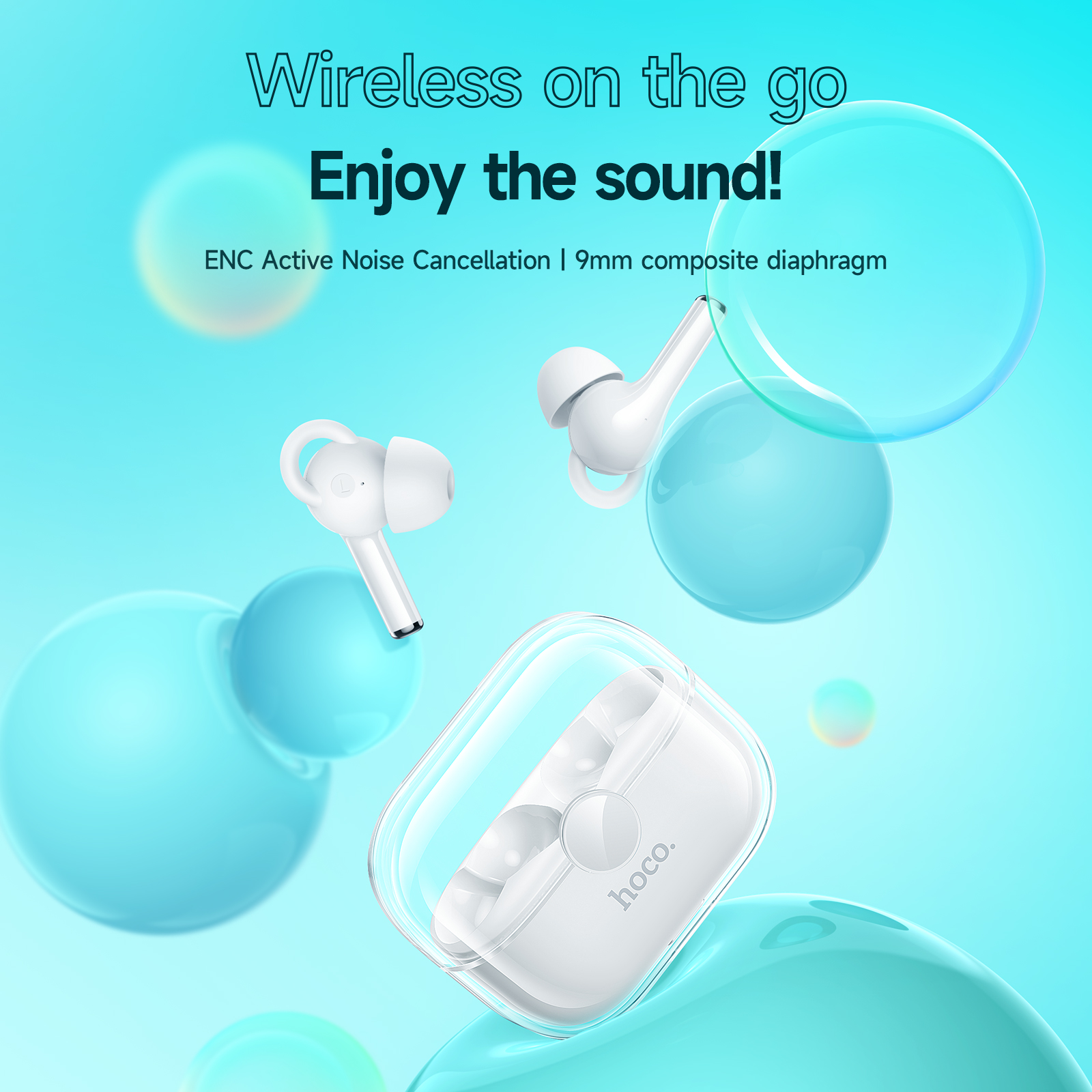 Cuffie wireless HOCO EW22 Bluetooth 5.3 ENC con