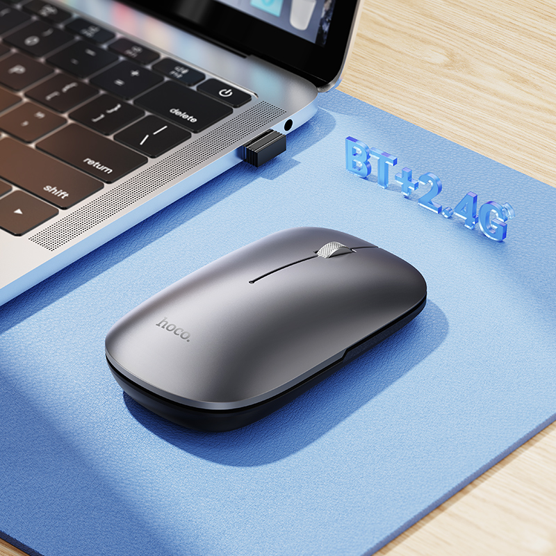 Mouse wireless HOCO 2.4G Bluetooth Dual Mode per uso