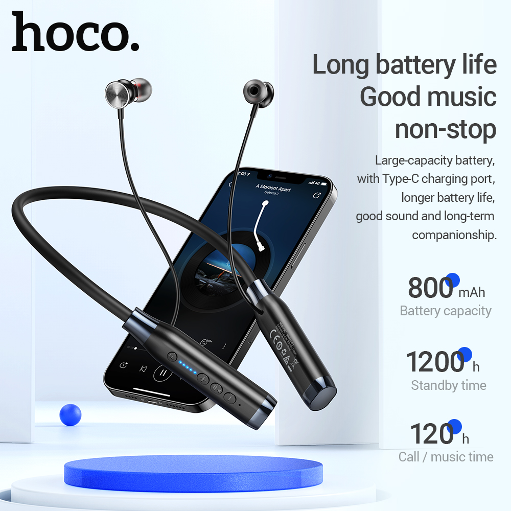 HOCO Neck Band Bluetooth 5.3 Magnetic Sports Running