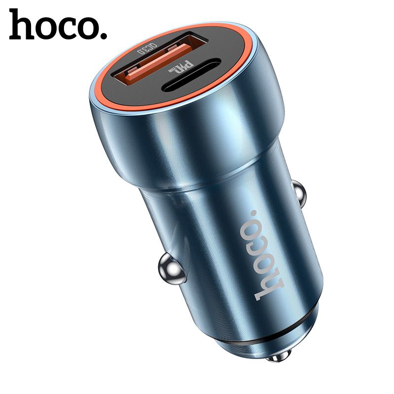 Caricabatterie da auto Hoco PD20W QC3.0 USB Type C a