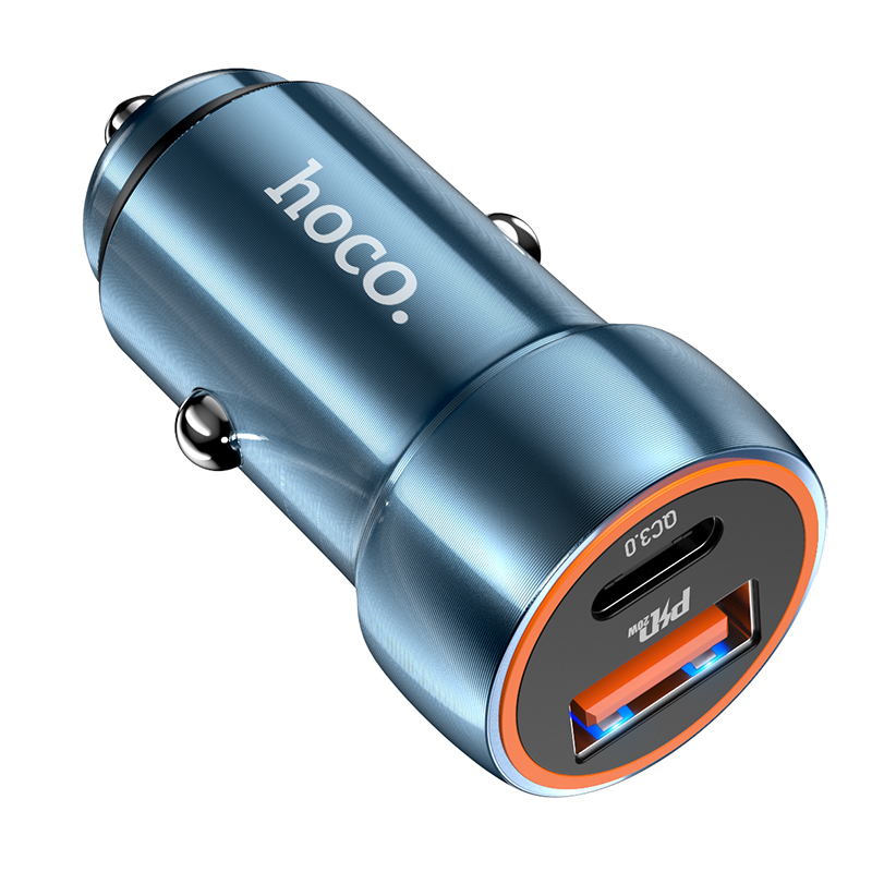Caricabatterie da auto Hoco PD20W QC3.0 USB Type C a
