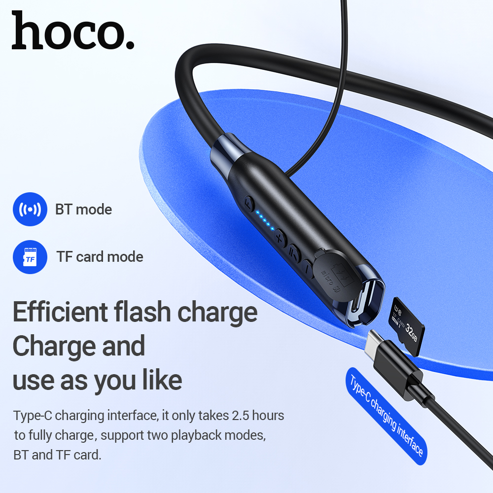 HOCO Neck Band Bluetooth 5.3 Magnetic Sports Running