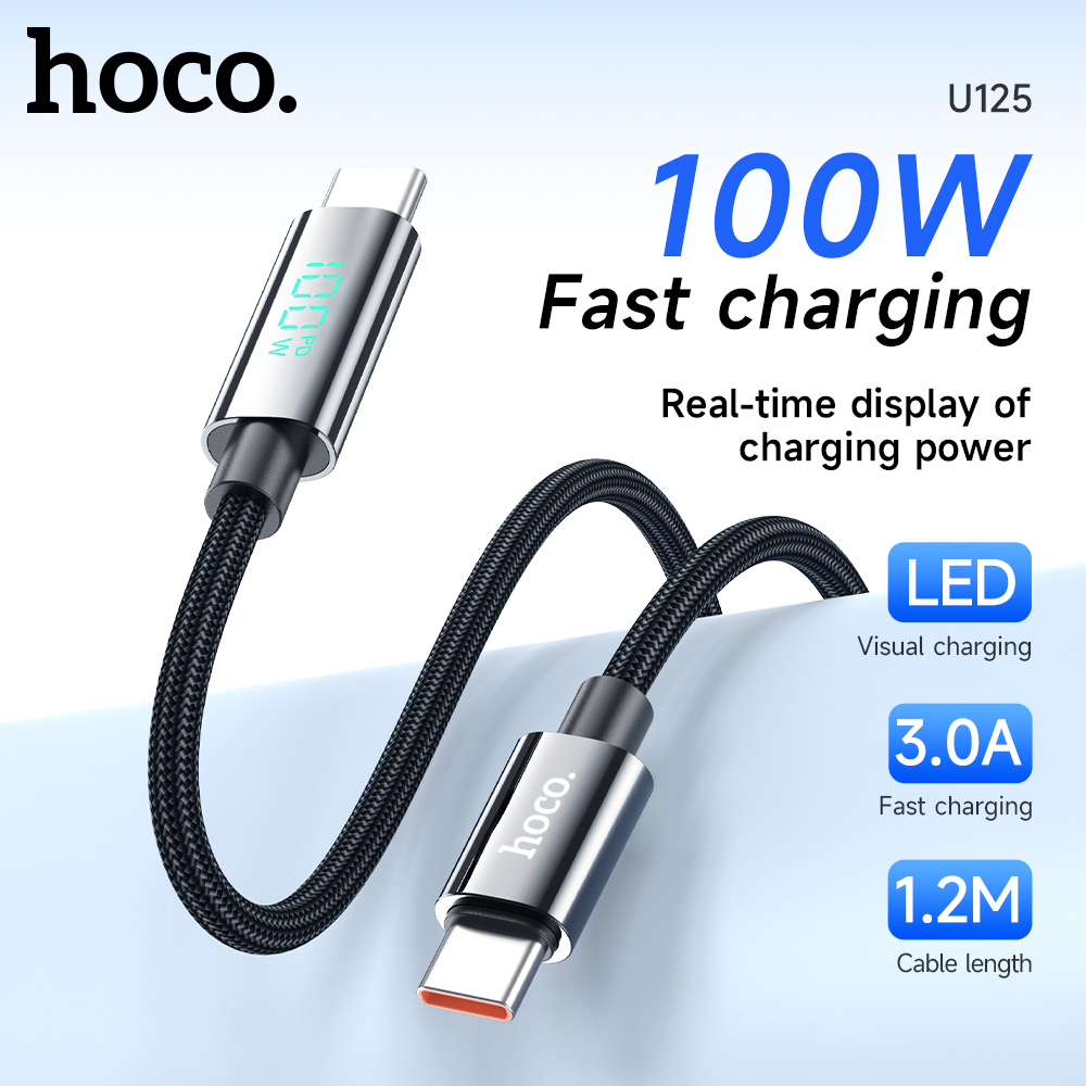 HOCO PD100W 5A Display LED Ricarica rapida USB C