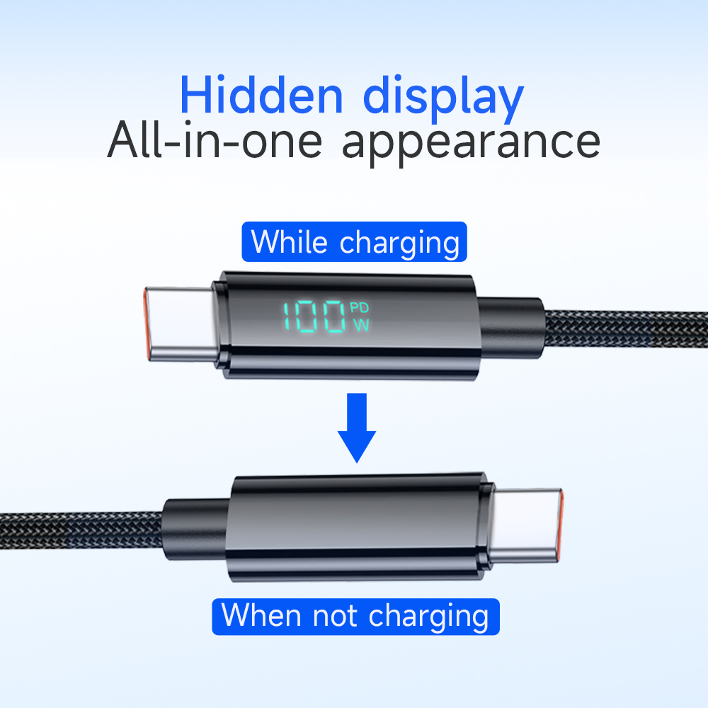 HOCO PD100W 5A Display LED Ricarica rapida USB C