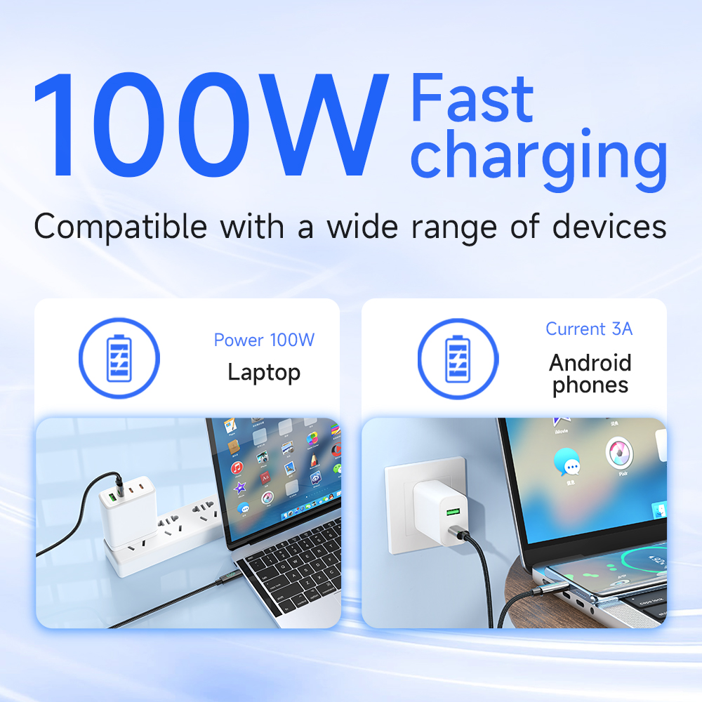 HOCO PD100W 5A Display LED Ricarica rapida USB C