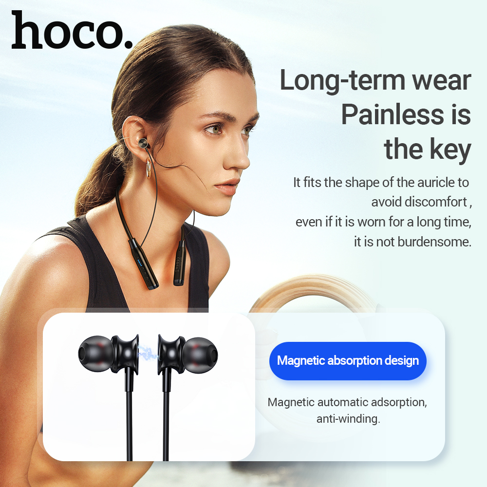 HOCO Neck Band Bluetooth 5.3 Magnetic Sports Running