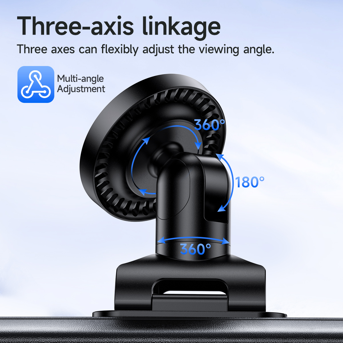 Supporto magnetico per telefono HOCO per auto, centro