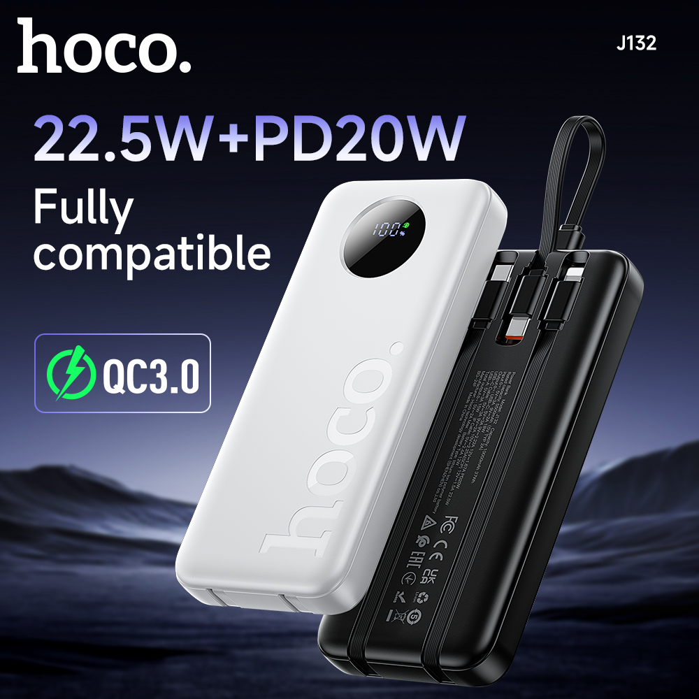 HOCO Power Bank a ricarica rapida da 22,5 W PD20 W con
