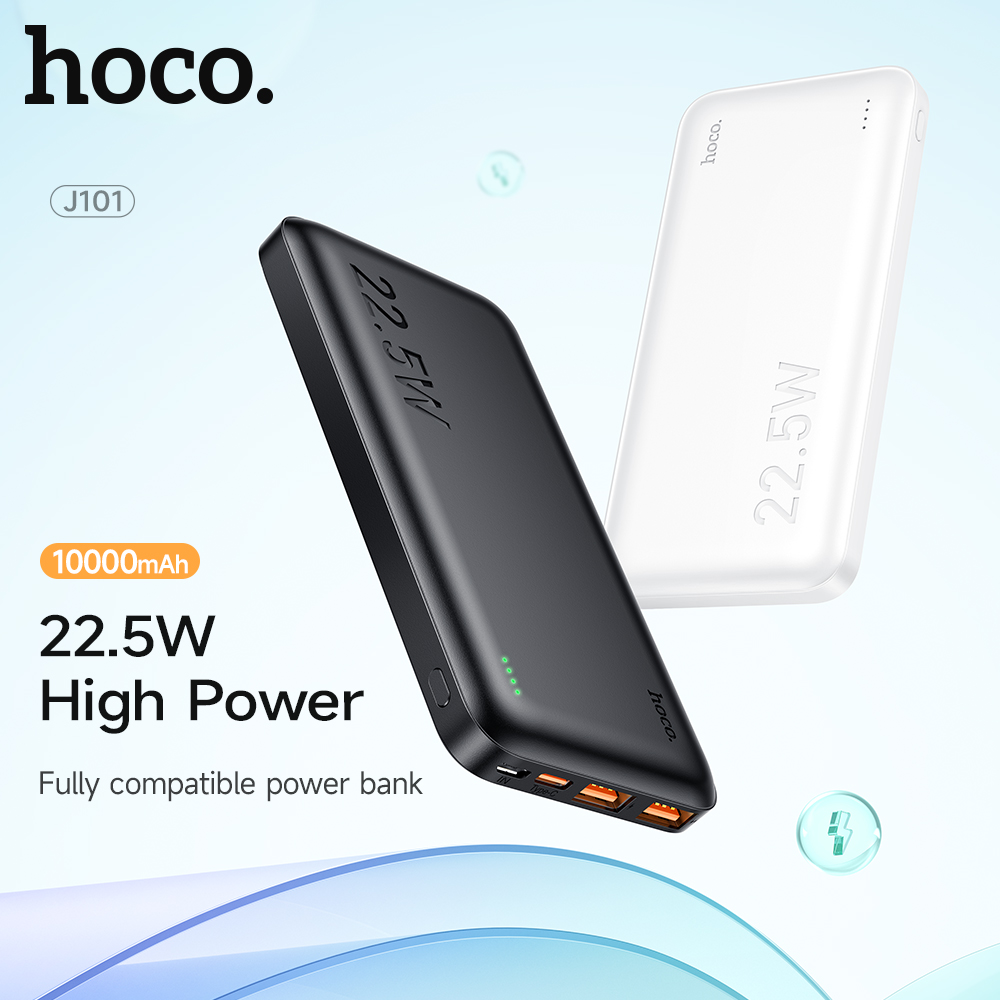 Power bank HOCO J101 da 22,5 W con ricarica rapida e