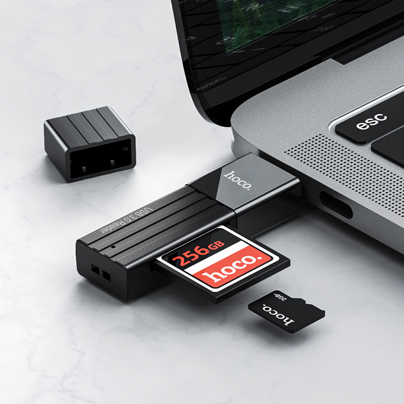 Lettore di schede Hoco 2 in 1 USB 3.0 2.0 per schede