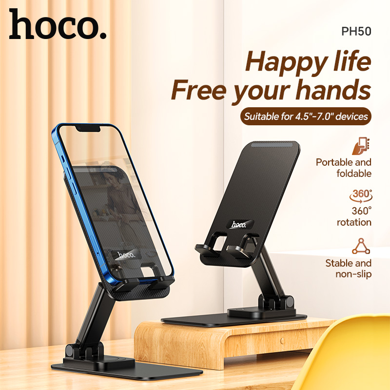 Supporto da tavolo pieghevole e girevole HOCO PH50 per