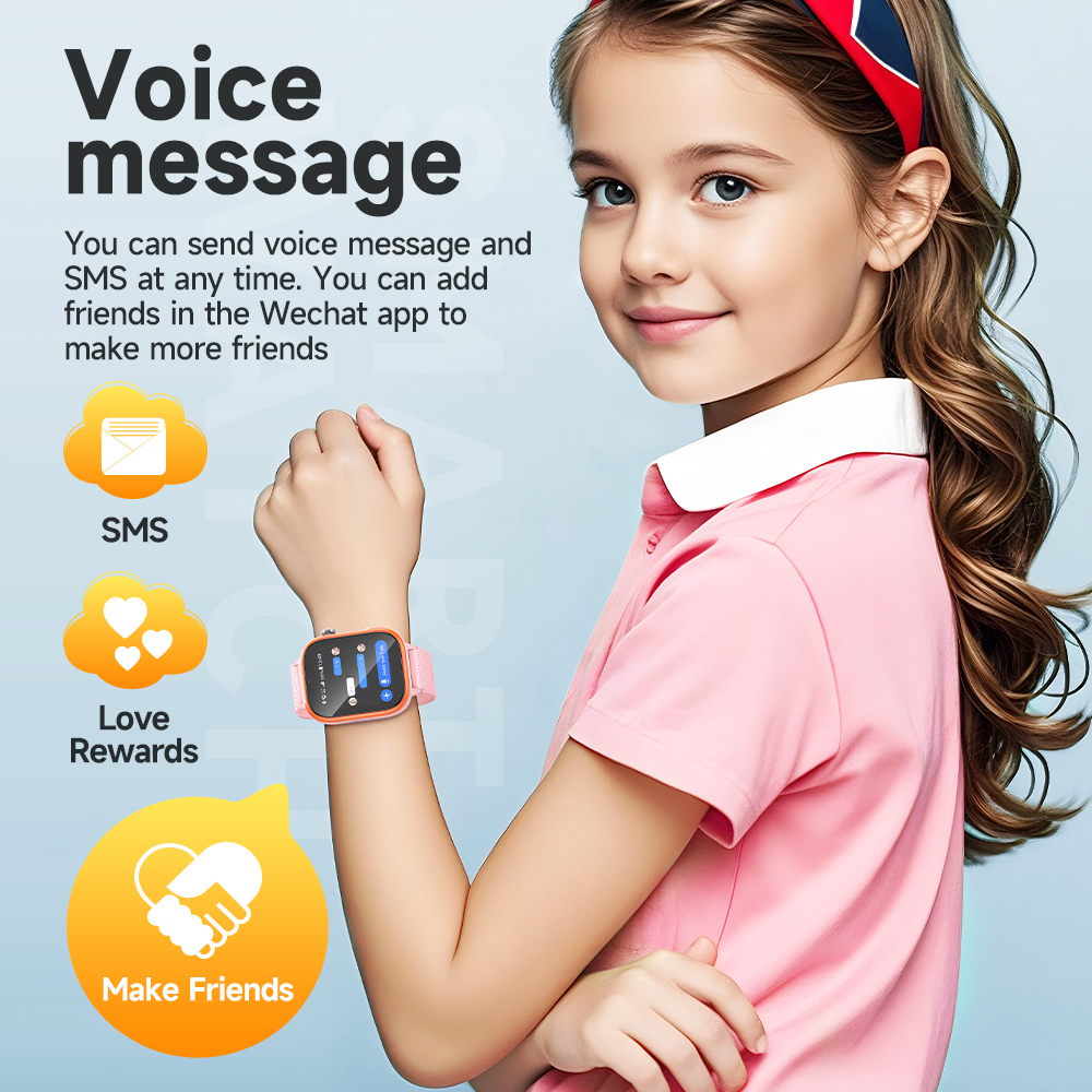 HOCO Y101 Smartwatch 4G per bambini e bambine 1.83
